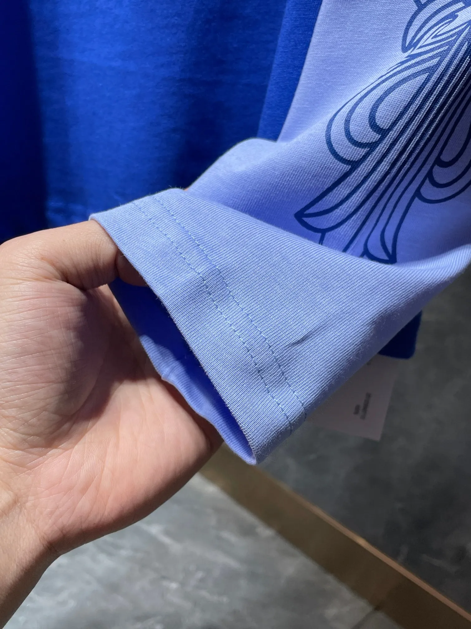 P160 Chrome Hearts 🍁Long T series🍁 High-weight, environmentally friendly and high-quality top-quality fabrics Chrome Sanskrit letters cross flower arm scroll long-sleeved T. Counter synchronization 1:1 replica version Recommended color: blue color matching Code number: S, M, L, XL